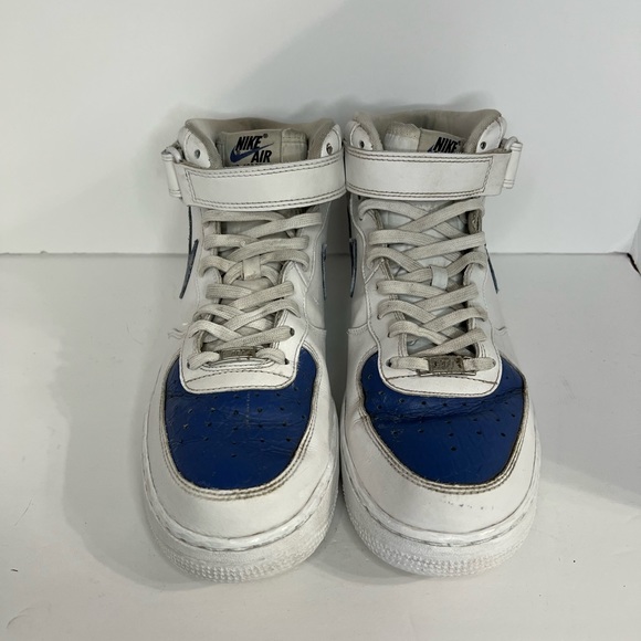 Nike Air Force 1 Mid 315123-125 – White – Blue Lagoon US 10.5 - Picture 4 of 4